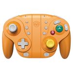 NYXI Wizard Spice Orange Style Wireless Gamecube Controller, Wizard switch controller with Hall Effect Joystick, Programmable, Mechanical Trigger, 6-Axis Gyro, Turbo & Vibration