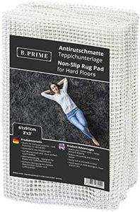 B.PRIME 2x3 feet / 61x91cm Universal Non-Slip Rug Underlay for Hard Floors.