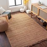 Hauteloom Oaks Jute Living Room, Bedroom Area Rug - Traditional, Transitional - Beige - 366cm x 457cm