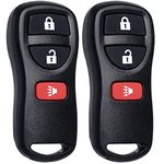 Keyless Entry Remote Control Key Fob Replacement Fits for Nissan Xterra Titan Armada Frontier 2002-2019 Quest Sentra Murano Pathfinder Versa Infiniti FX35 FX45 QX4 3 Buttons KBRASTU15 CWTWB1U733