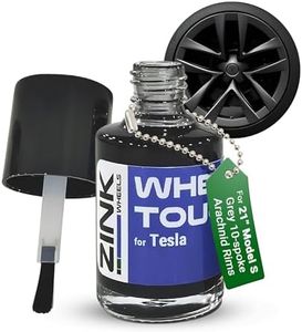 Premium Tesla Wheel Touch Up Paint for Model S 21-inch Grey Arachnid Rims - Color-matched Paint for DIY Curb Rash Repair - Made in USA