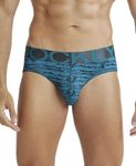 Jockey Men's Cotton Briefs (Pack of 1) (IC29_Ocean Depth Prints_Large_Ocean Depth Prints_Multicolor_L)