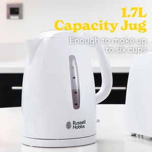 Russell Hobbs 1.7L Electric Kettle – White