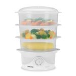 Kalorik 3 Tier Food Steamer, White