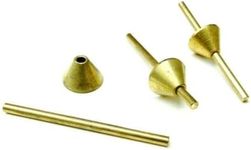 JTS Brass Sprue Former Cone & Rod Mndrel for Jewelry Mold Making & Wax Injection 3pc