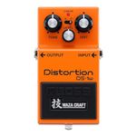 BOSS DS-1W Special Edition Waza Craft Distortion Pedal for the Ultimate Experience | Enhanced with Two Modes for More Tonal Range | Legendary Sound for Electric Guitar and All Types of Music, Orange