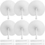 JOHOUSE 12PCS Paper Fans, Bulk Fold