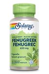 SOLARAY – Fenugreek Seed, 620mg | Healthy Blood Glucose & Digestion | Trigonella Foenum-Graecum, Whole Root| Dietary Supplement | Vegan, Lab Verified | 100 Vegetarian Capsules