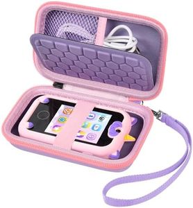 ALKOO Kids Toy Smartphone Case Compatible with Kikapabi/for Joozfee/for dancingcow/for Prysyedawn, Learning Toys Holder for Play Cell Phone, SD Card, Over 7 Years Age- Purple