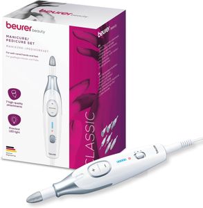 Beurer Pedicure Manicure Set – Electric Nail Care Kit