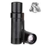 Pepper Mill, Homnoble High Output Pepper Grinder Professional Grade Heavy Duty Pepper Mill, Manual Aluminum Refillable Pepper Mill with Newest External Adjustable Coarseness Design