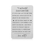 to My Daughter Wallet Card Valentin