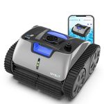 WYBOT C1 Pro Robotic Pool Cleaner with APP, Manual Mode Switching & Wall Climbing, 65W Suction Power, 150 Mins, 1614 sq.ft, Intelligent Route Planning, Pool Vacuum for Inground Pools