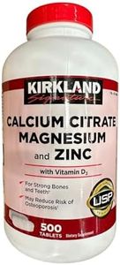 Kirkland Signature Calcium Citrate 500mg 1000 Tablets)