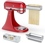 Pasta Maker Attachment for all KitchenAid Stand Mixer, including Fettuccine Cutter