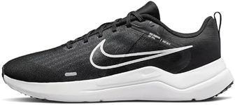 Nike Downshifter 12 Black White, Black/White- Dk Smoke Grey, 10.5