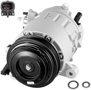 BDFHYK 84417409 Air Conditioning A/C Compressor with Clutch Compatible with Cadillac Escalade Escalade ESV, Compatible with Chevrolet Silverado 1500 2500 3500 Suburban Tahoe Cheyenne