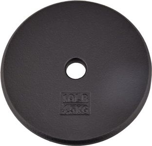 Yes4All Standard Cast Iron Weight Plate 25.4mm Hole, Weightlifting Plate for Dumbbells, Barbell