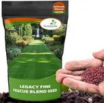 Outsidepride Legacy Fine Fescue Grass Seed Mix - 50 lbs. Shade & Sun Tolerant Blend of Hard Fescue, Chewings Fescue & Creeping Red Fescue with OptiGrowth Coating for Better Establishment