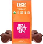 TCHO Real Fruity 68% Dark Chocolate Baking Couvertures (6.6lb Bag) | Organic & Fair Trade Certified | Non GMO, Non-Dairy, Vegan, Soy Free