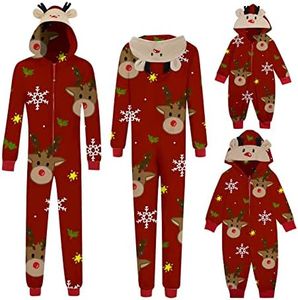 Pijamas a Juego Pareja Navidad 2023 Santa Reno Impreso Oro Alces Cuadros Manga Largos Camiseta y Pantalón Chirstmas Pyjama Infantil Niños Hombre Mujer Invierno Casual Homewear S-XXL
