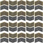 40 PCS Antique Metal Buff Counter T