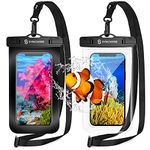 Syncwire Waterproof Phone Pouch [2-Pack] - Universal IPX8 Waterproof Phone Case Dry Bag with Lanyard Compatible with iPhone 13/12/11 Pro XS MAX XR X 8 7 Plus Samsung S22 S20+ and More Up to 7 Inches