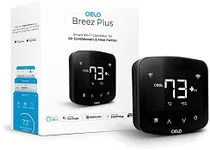 Breez Plus | Smart Air Conditioner Controller | WiFi Thermostat for Mini-Split, Window, Portable ACS | Alexa, Google, Siri Shortcuts, SmartThings, IFTTT | Free App | Inbuilt Temp/Humidity Sensors