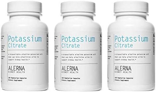 Alerna Kidney Health: Potassium Citrate 99mg (3 Bottles)