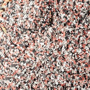 1400 G/ 3.08 Lb Blend Color Chips Concrete Floor Coatings Decorative Paint Flakes for Walls Garage Floor Paint Interior Exterior Floors (Black, White, Gray, Red)