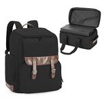 LoDrid Game Backpack Compatible with Xbox Series X with an Extra Console Bag, Game Travel Bag with Multiple Pockets and a Middle Divider and for 15.6” Laptop and Game Accessories, Bag Only