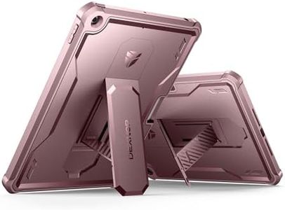 DEXNOR Case for iPad 7/8/9th Generation (2019/2020/2021 Release), 360 Protective Full Body Case with Built-in Screen Protector Bumper Case for iPad 10.2 "(7/8/9th) - Pink