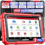 Launch X431 PROS Elite 2026 New Bidirectional Scan Tool, 38+ Services, ECU Coding, All-in-One Full System Diagnostic Scanner, Support CANFD&DoIP, FCA AutoAuth, V.A.G Guided, 2 Years Free Update