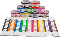 NATURALABEL 300 Assorted Currency Straps Self Sealing Money Bands Pack 300