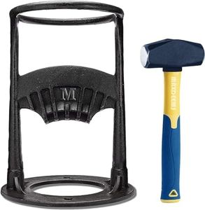 MaxDeems XL Wood Splitter, Manual Log Splitter with 4lbs Sledge Hammer | Kindling Splitter | Log Splitter | Manual Wood Splitter - Safe Kindling Wood Cracker, Firewood Splitter for Garden & Camping