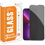 OpenTech® Privacy Tempered Glass Screen Protector Compatible for iPhone 13/13 Pro / 14 / 16e / 17e (6.1 Inches) with Edge to Edge Coverage and Easy Installation kit