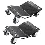 VEVOR Wheel Dolly, 3000 lbs Car Moving Dolly, Wheel Dolly Car Tire Stake Set of 2 Piece, Heavy-Duty Car Tire Dolly Cart Moving Cars, Trucks, Trailers, Motorcycles, and Boats