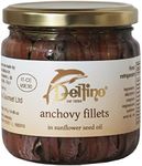 Delfino Battista Anchovies Fillet in Oil from Cetara, Italy | 14.5 Ounce | Pack of 2