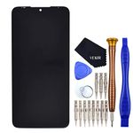 XT2016 LCD Display Touch Digitizer Glass Screen Assembly replacement for Motorola One Macro black(No Frame)