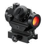 Feyachi RDS-10 Red Dot Sight 4 MOA Red Dot Gun Sight Rifle Scope with 1-inch Riser Mount