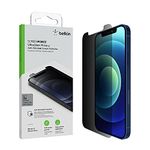 Belkin ScreenForce UltraGlass iPhone 12/12 Pro, Privacy Antimicrobial-Treated Screen Protector with Easy Align Tray for Bubble Free, Convenient Installation