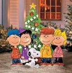 Improvements Redeo Outdoor Metal Christmas Peanuts Charlie Brown & Friends Yard Art Display Decor