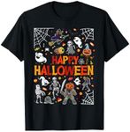 Happy Halloween Scary Spooky Retro Style Boys Girls Kids T-Shirt