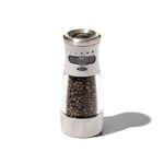 OXO 11312500 Good Grips Contoured Mess-Free Pepper Grinder, Ceramic, Gray