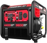 PowerSmart 4400-Watt Portable Inverter Generator, Gas Powered, CO-Sensor, Lightweight & Quiet for Home Use and Emergency Backup, Camping, EPA Compliant