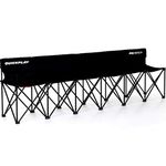 QUICKPLAY PRO Portable Folding Bench Range 4, 6, 9 Seats & 6 Seat Bench Shelter | Fast Set-Up Heavy Duty Bench (6 Seats)