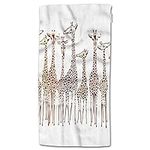 HGOD DESIGNS Giraffes Hand Towels A