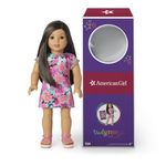 American Girl Truly Me 18-inch Doll #124 with Brown Eyes, Black-Brown Hair, Lt-to-Med Skin, T-Shirt Dress, for Ages 6+