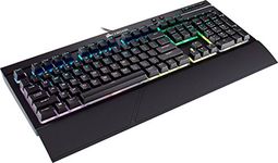 Corsair - USB 2.0 Type-A K68 RGB Mechanical Gaming Keyboard RGB Backlit Cherry MX Red Switch - Black