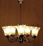 Carsten Antique Design Portuguese Style Black Antique Color Chandelier Jhoomer Ceiling Light (5 Light)